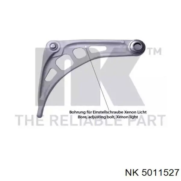 5011527 NK barra oscilante, suspensión de ruedas delantera, inferior izquierda