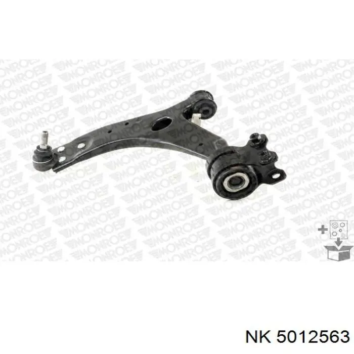 5012563 NK barra oscilante, suspensión de ruedas delantera, inferior derecha