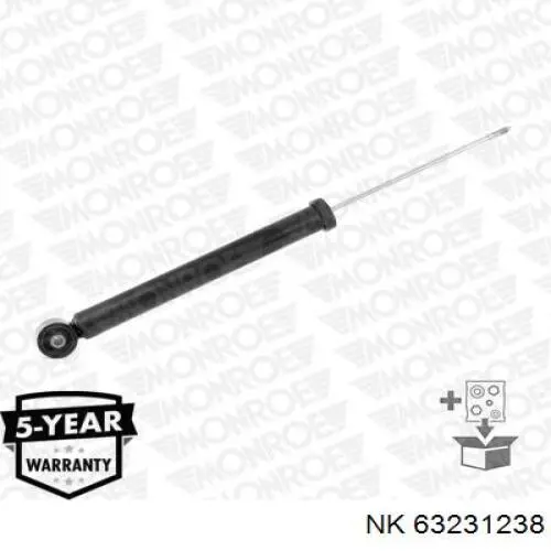 Amortiguador trasero NK 63231238 precio, desde 39,20 EUR