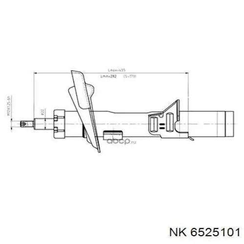 Comprar AST12319 Ford Amortiguador delantero izquierdo