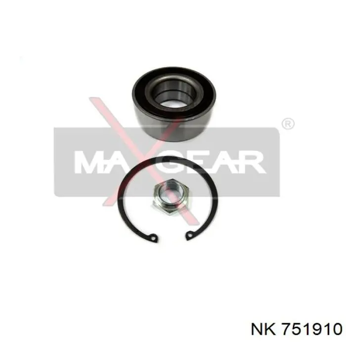 Cojinete de rueda delantero NK 751910 precio, desde 40,61 EUR