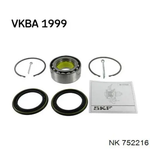 Cojinete de rueda delantero NK 752216 precio, desde 34,39 EUR