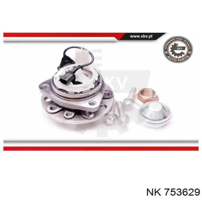 Buje de rueda NK 753629
