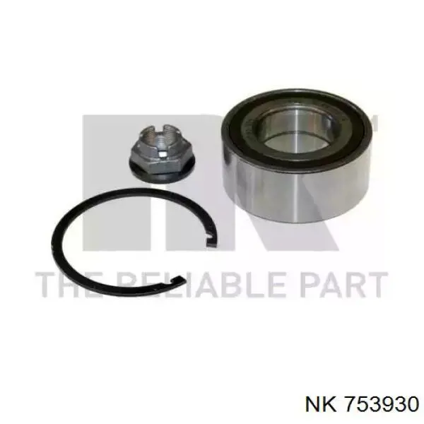 Cojinete de rueda delantero NK 753930 precio, desde 31,26 EUR
