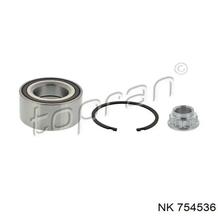 Cojinete de rueda delantero NK 754536 precio, desde 29,95 EUR
