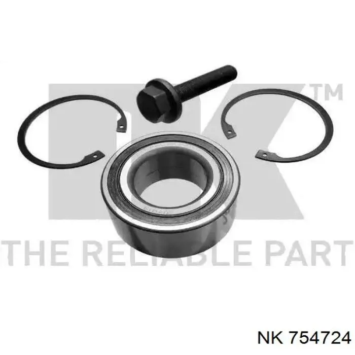 Comprar 754724 NK Cojinete de cubo delantero/trasero