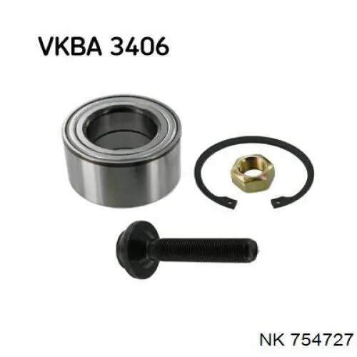 Cojinete de rueda delantero NK 754727 precio, desde 39,70 EUR