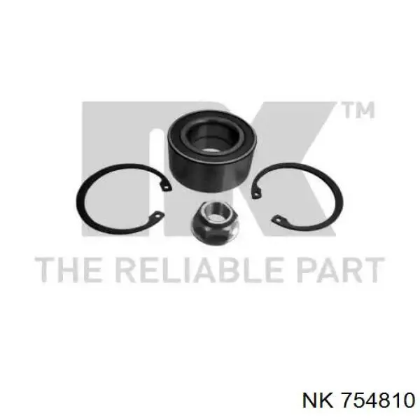 Cojinete de rueda delantero NK 754810 precio, desde 24,74 EUR