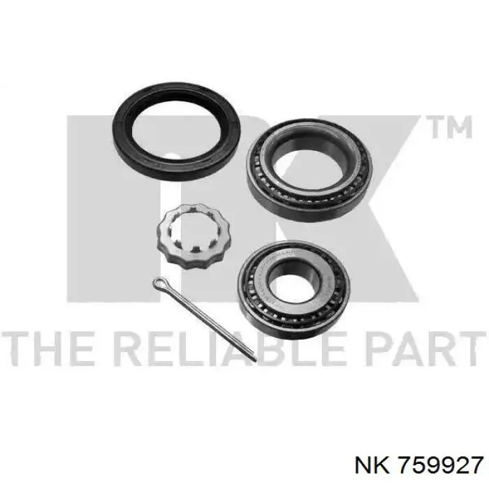 Rodamiento de rueda delantero NK 759927