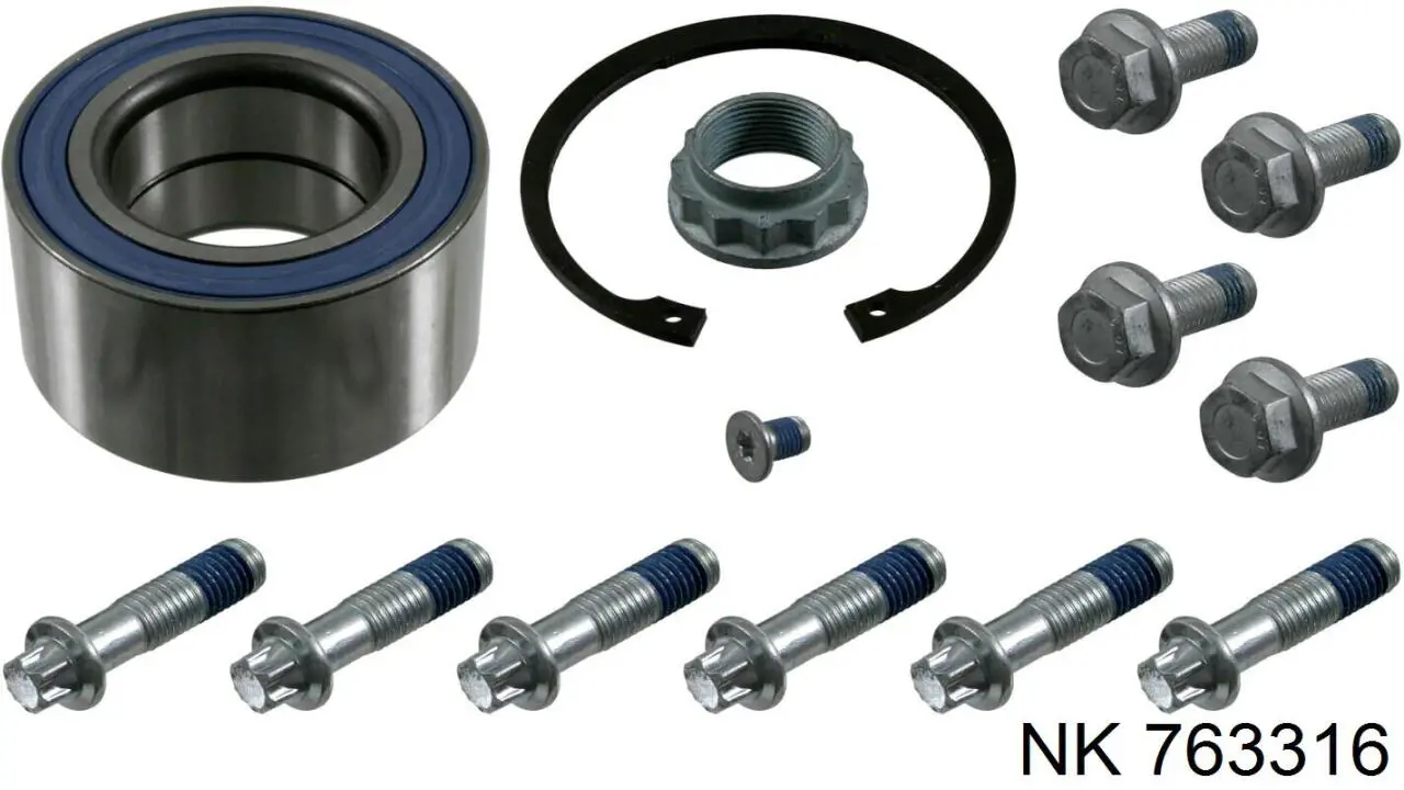 Cojinete de cubo delantero NK 763316 precio, desde 38,49 EUR