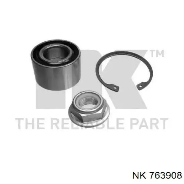 Cojinete de cubo delantero NK 763908 precio, desde 14,81 EUR