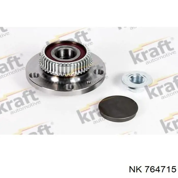 Cubo de rueda trasero 764715 NK