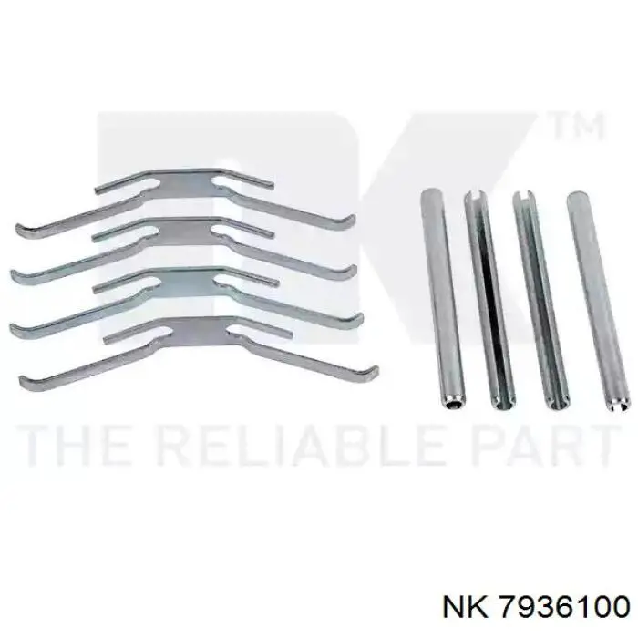 Resorte de retención de la pinza de freno NK 7936100 precio, desde 4,59 EUR