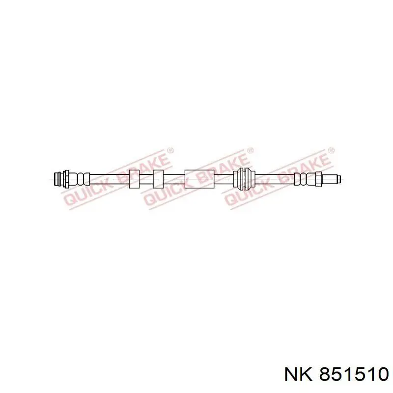 34511090565 BMW latiguillo de freno delantero