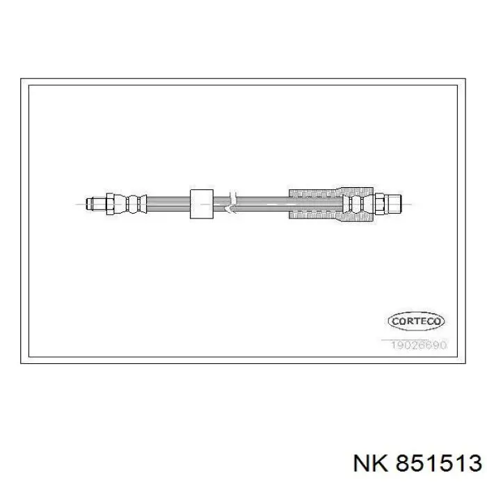 851513 NK latiguillo de freno delantero