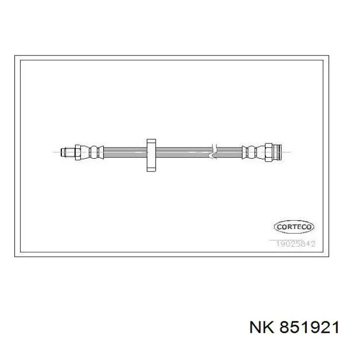 Tubo liquido de freno trasero Peugeot/Citroen 480673