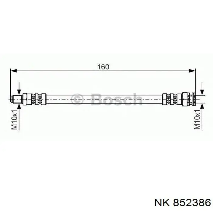 Comprar 010002 Cautex Latiguillos de freno delantero