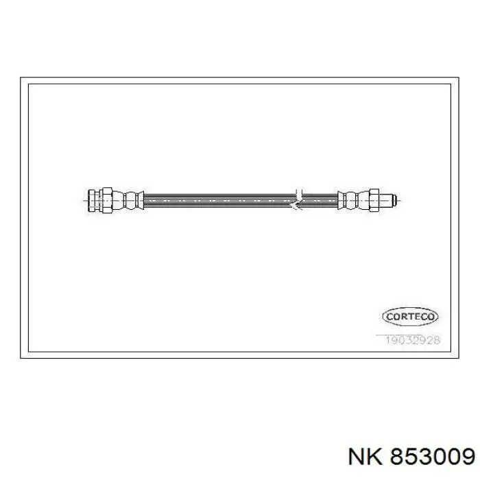 853009 NK tubo flexible de frenos trasero