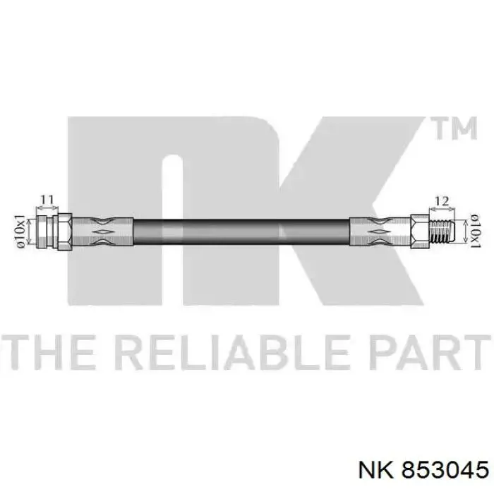 853045 NK latiguillo de freno delantero