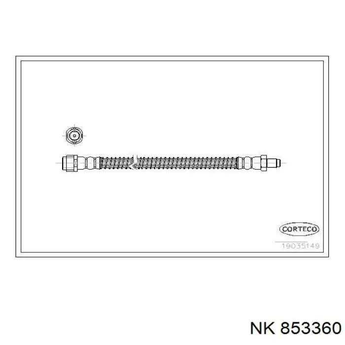Comprar LH7968 Delphi Latiguillo de freno trasero