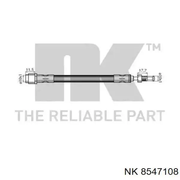 8547108 NK latiguillo de freno delantero