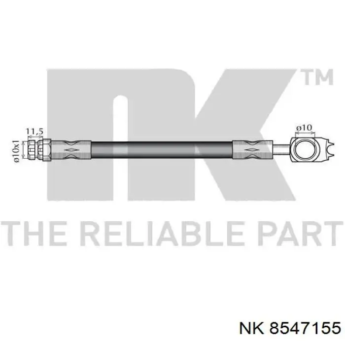 8547155 NK latiguillo de freno delantero