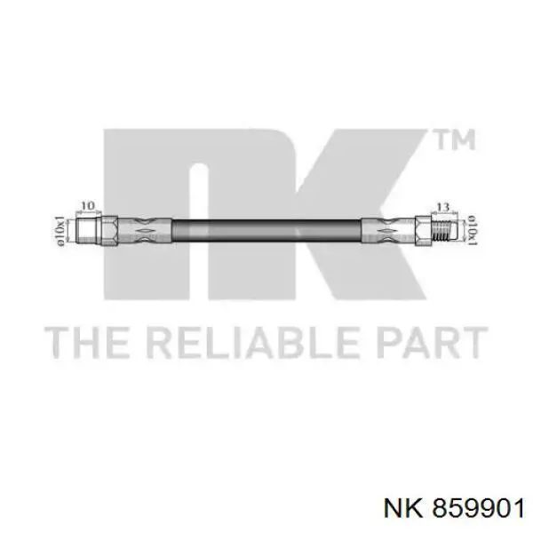 859901 NK latiguillo de freno trasero