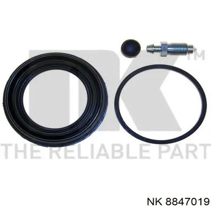 Juego de reparación, pinza de freno delantero Volkswagen Golf 1 17