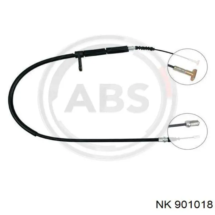 901018 NK cable de freno de mano trasero derecho