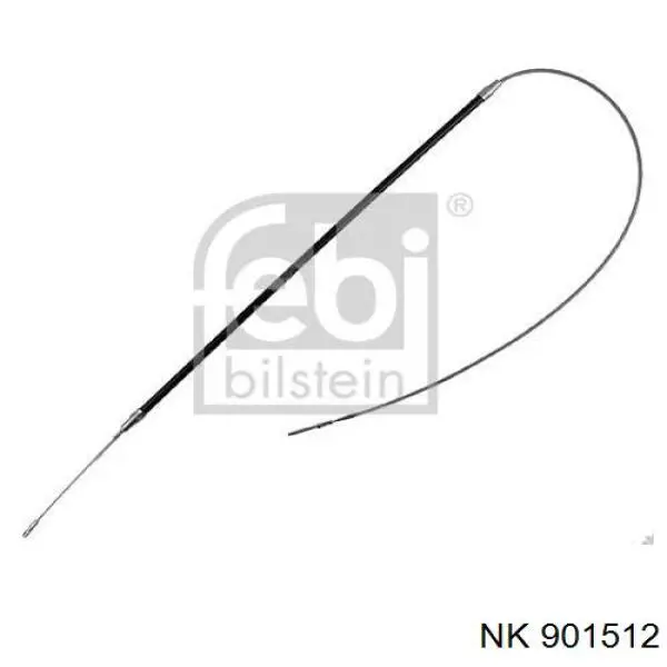 Cable de freno de mano trasero derecho/izquierdo 901512 NK