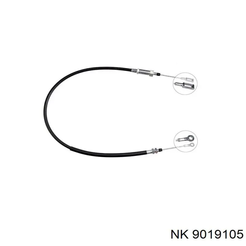 9019105 NK cable de freno de mano delantero