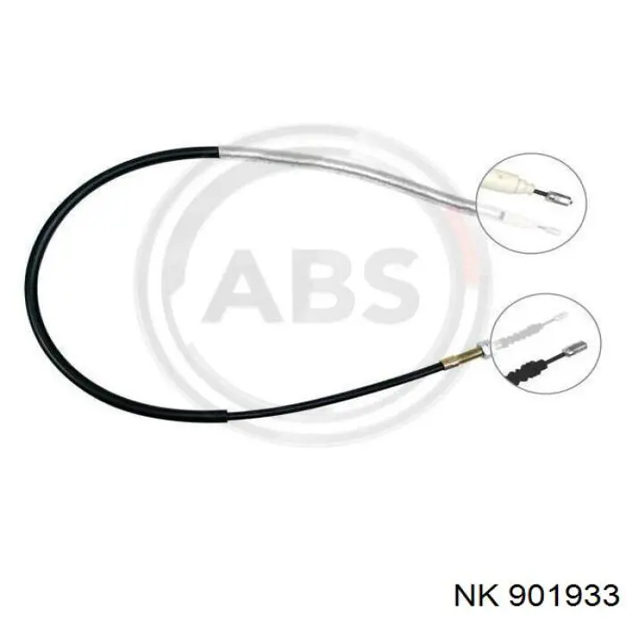 105005 Beca Cables Cable de freno de mano trasero izquierdo