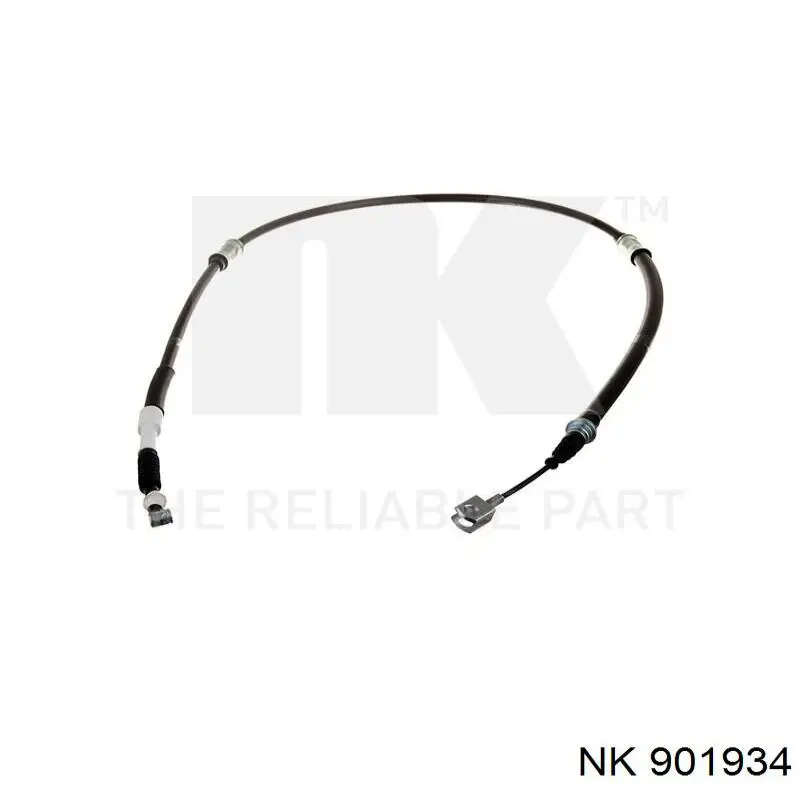 Cable de freno de mano trasero izquierdo 110001 Beca Cables
