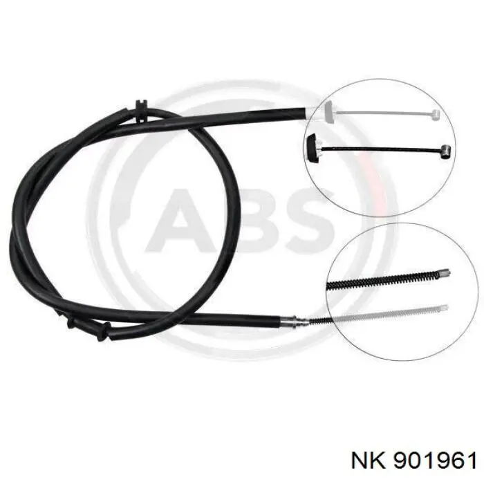901961 NK cable de freno de mano trasero derecho