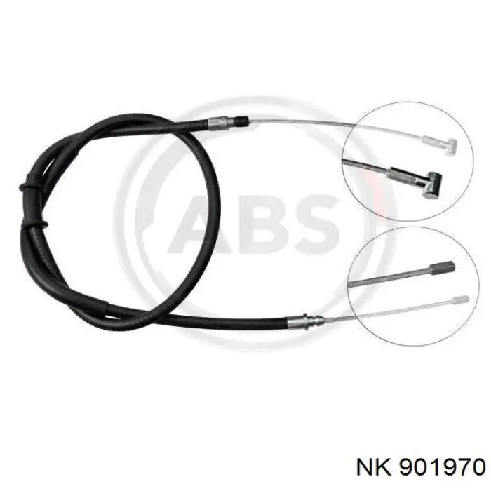 901970 NK cable de freno de mano trasero derecho/izquierdo