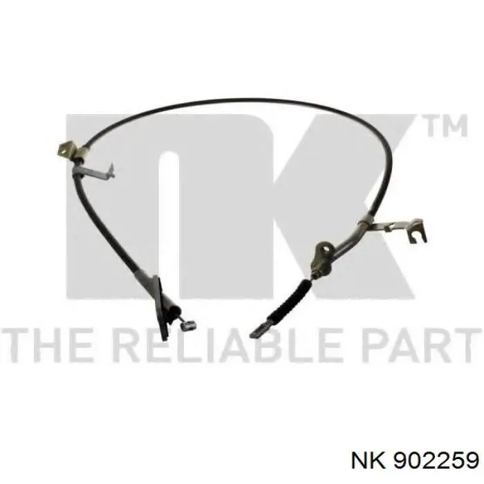 902259 NK cable de freno de mano trasero derecho