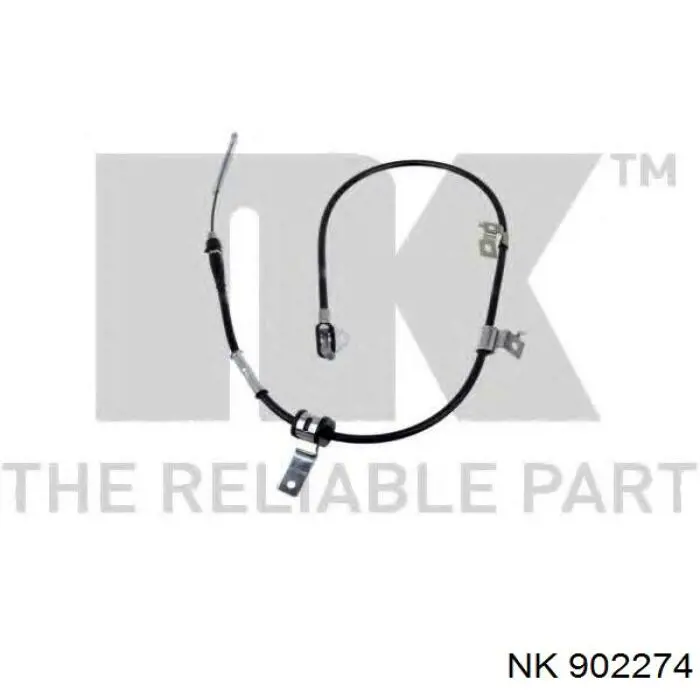 902274 NK cable de freno de mano trasero izquierdo