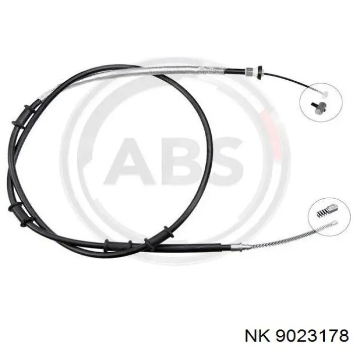 9023178 NK cable de freno de mano trasero derecho/izquierdo