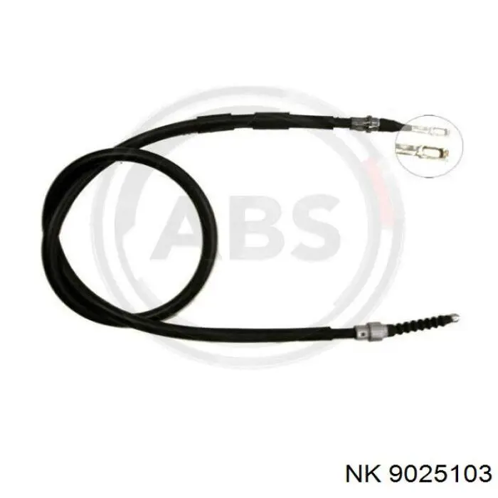 9025103 NK cable de freno de mano trasero derecho/izquierdo