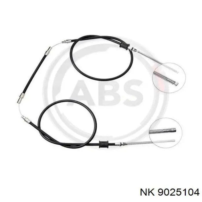 9025104 NK cable de freno de mano trasero derecho/izquierdo