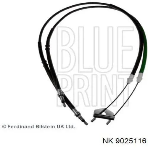 9025116 NK cable de freno de mano trasero derecho/izquierdo