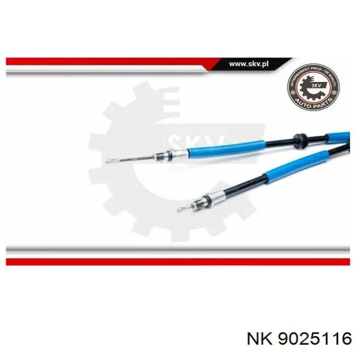 Cable de freno de mano trasero derecho/izquierdo 9025116 NK