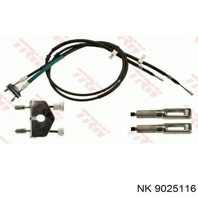 Cable de freno de mano trasero derecho/izquierdo NK 9025116