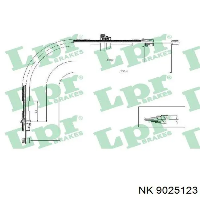 Cable del freno de estacionamiento delantero Ford 4041448 precio, desde 22,71 EUR