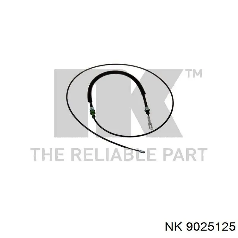 Cable de freno de mano trasero derecho NK 9025125 precio, desde 19,51 EUR