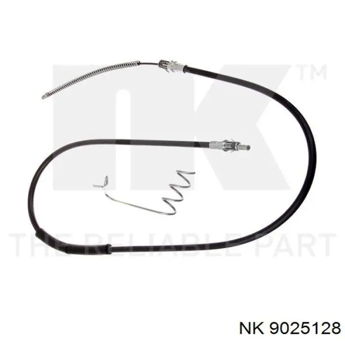 9025128 NK cable de freno de mano trasero izquierdo