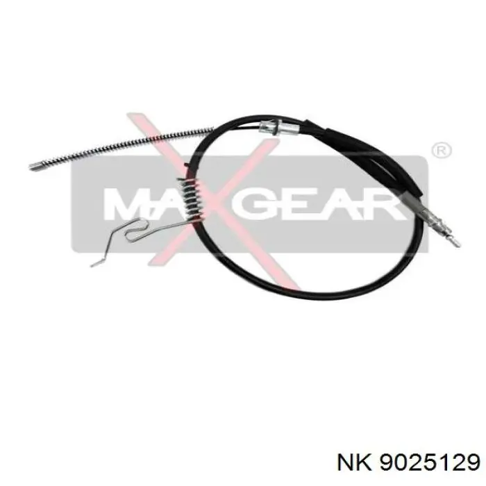 9025129 NK cable de freno de mano trasero derecho