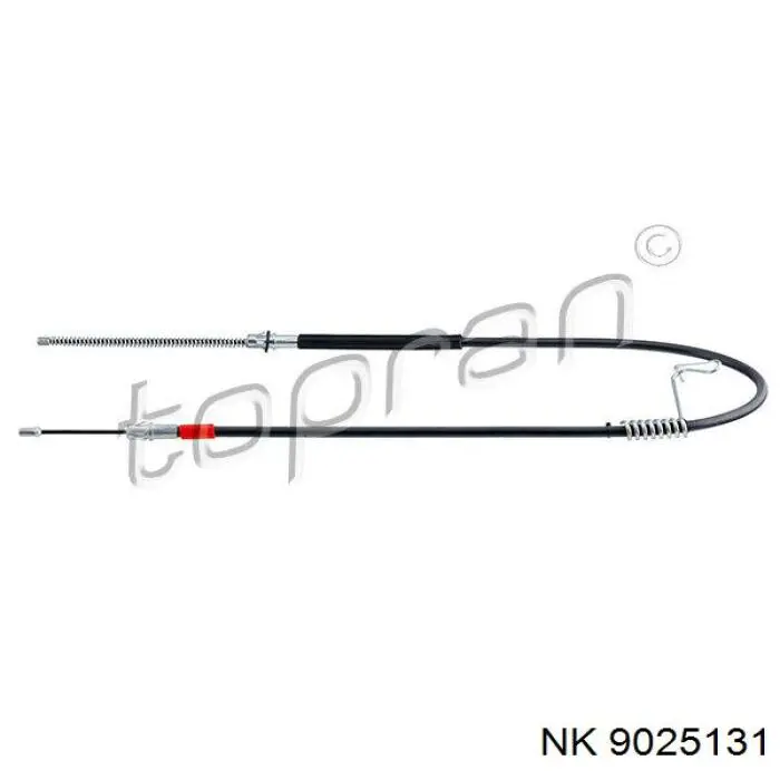 9025131 NK cable de freno de mano trasero derecho