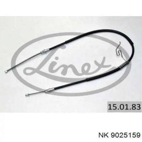 9025159 NK cable de freno de mano trasero derecho/izquierdo