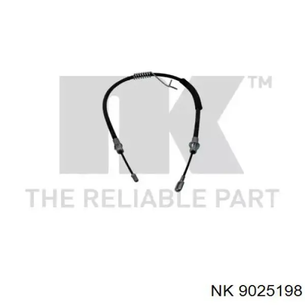 9025198 NK cable de freno de mano trasero derecho